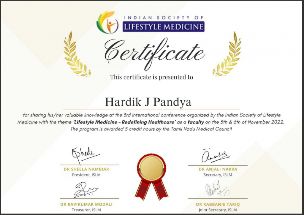 Dr. Hardik J. Pandya was invited as a speaker at the 3rd International ...