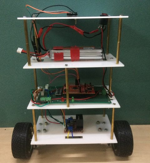 Two wheel self balancing line tracker bot | Embedded systems